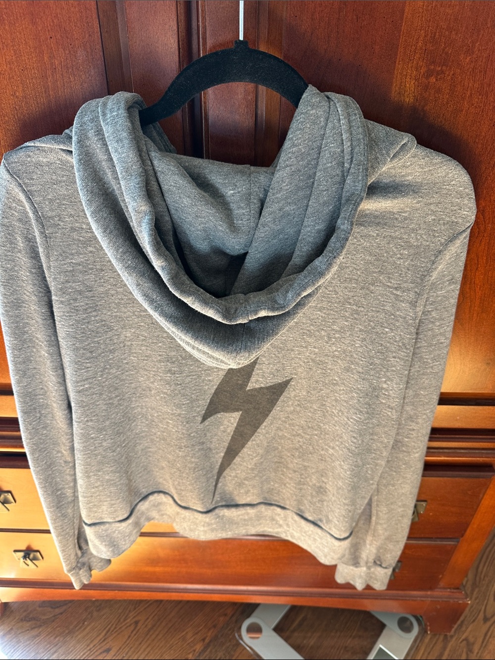Aviator Nation Gray Bolt Hoodie